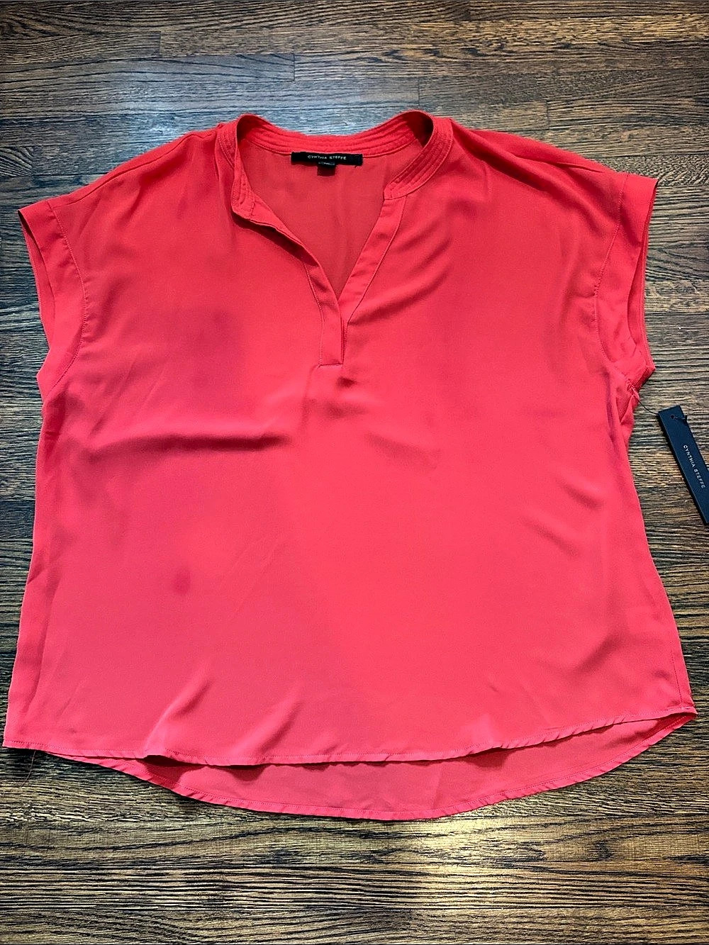 Cynthia Steffe Orang Blouse Size XXL NWT